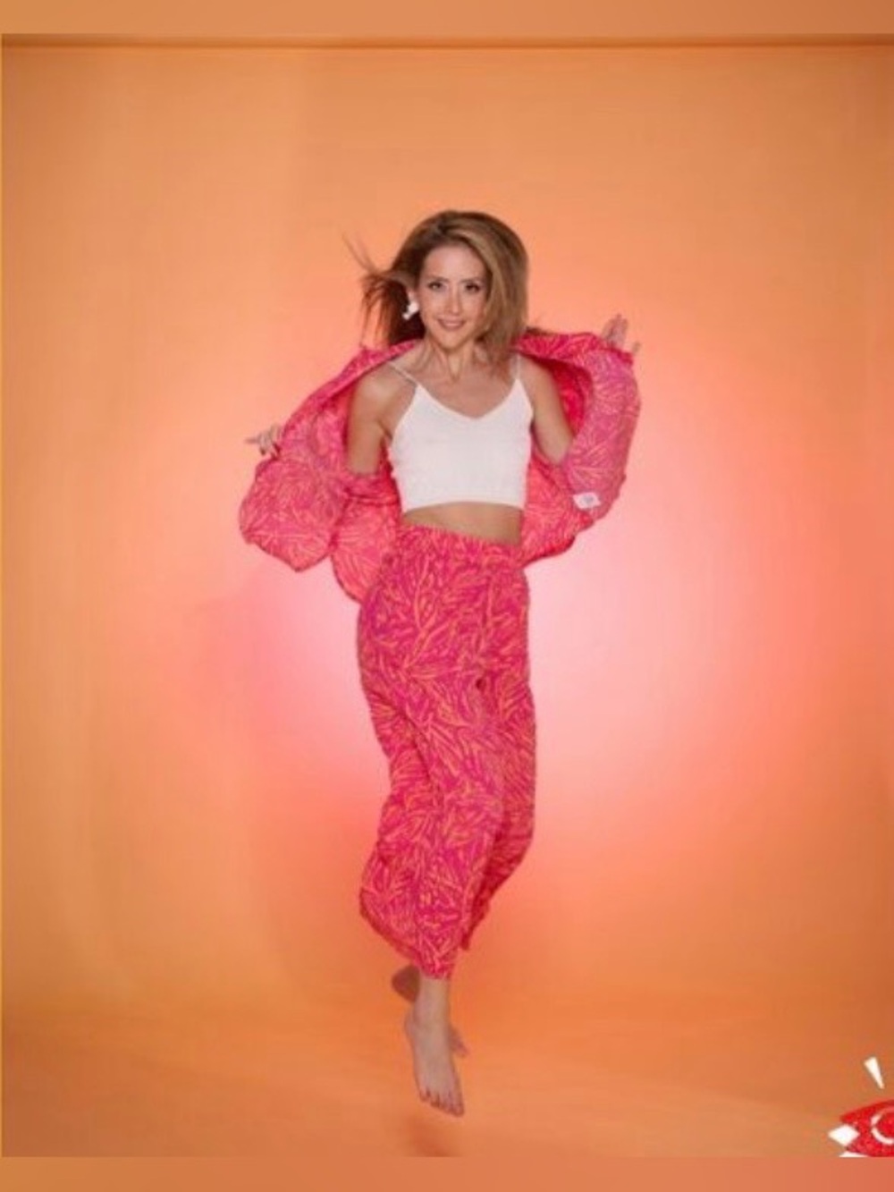 Boho chic lounge set XXL top kimono pit 28” l 29” pant waist 36” l 38”